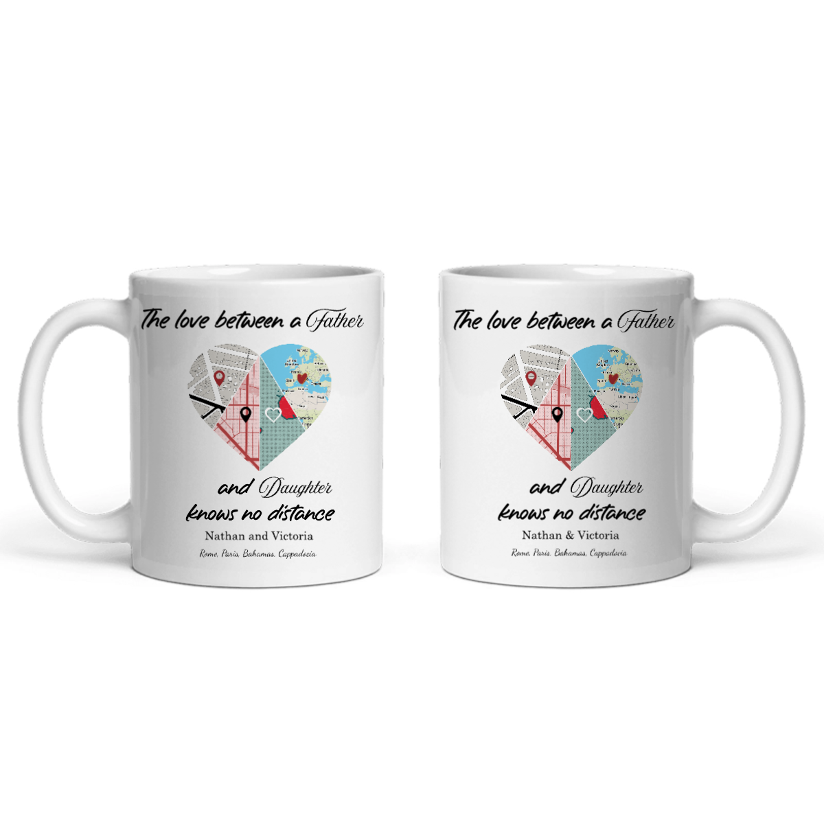Die Liebe zwischen Keramiktasse