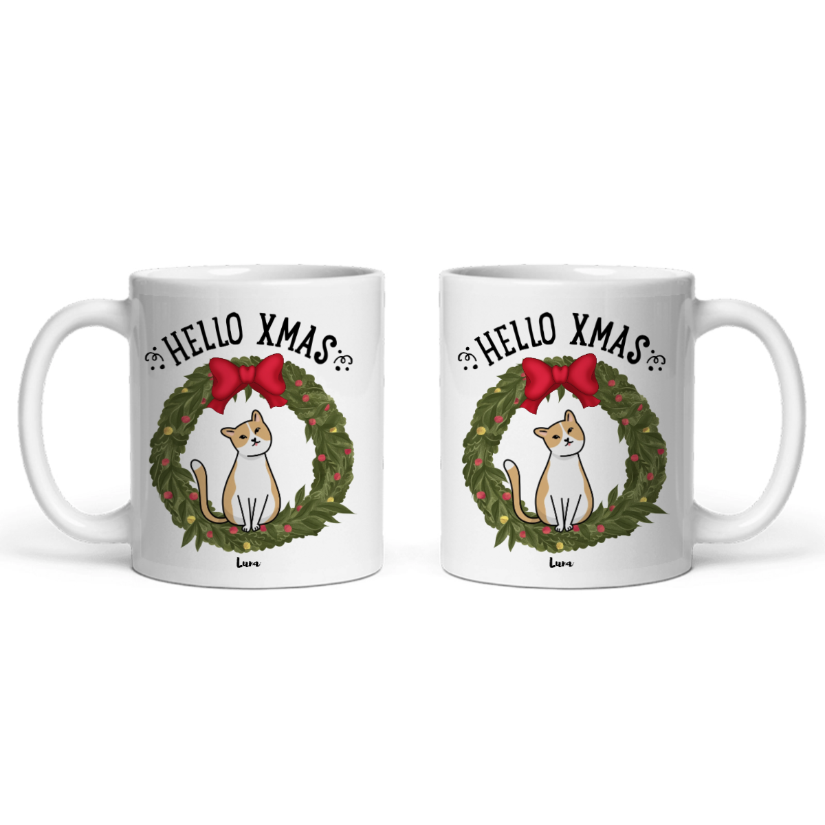 Hallo Xmas Weihnacht Keramiktasse