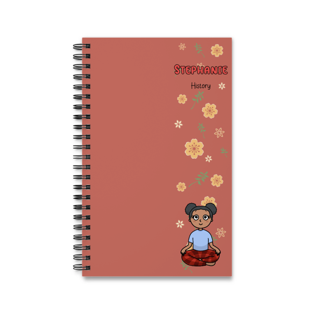 Personalisierter Name Spiralnotizbuch