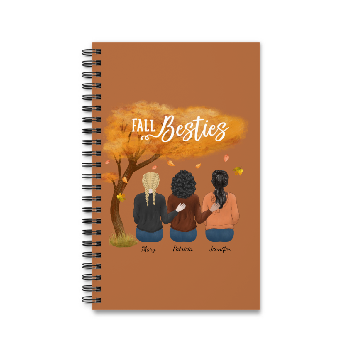 Herbst Besties Spiralnotizbuch