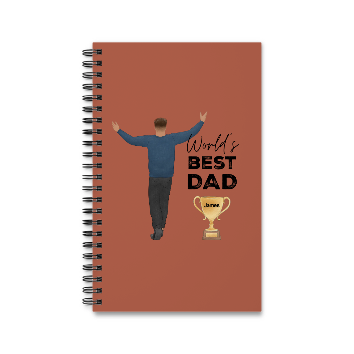 Bester Vater Auszeichnung Spiralnotizbuch