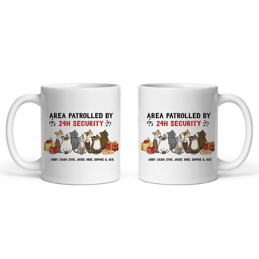 Gebiet überwacht Weihnacht Keramiktasse