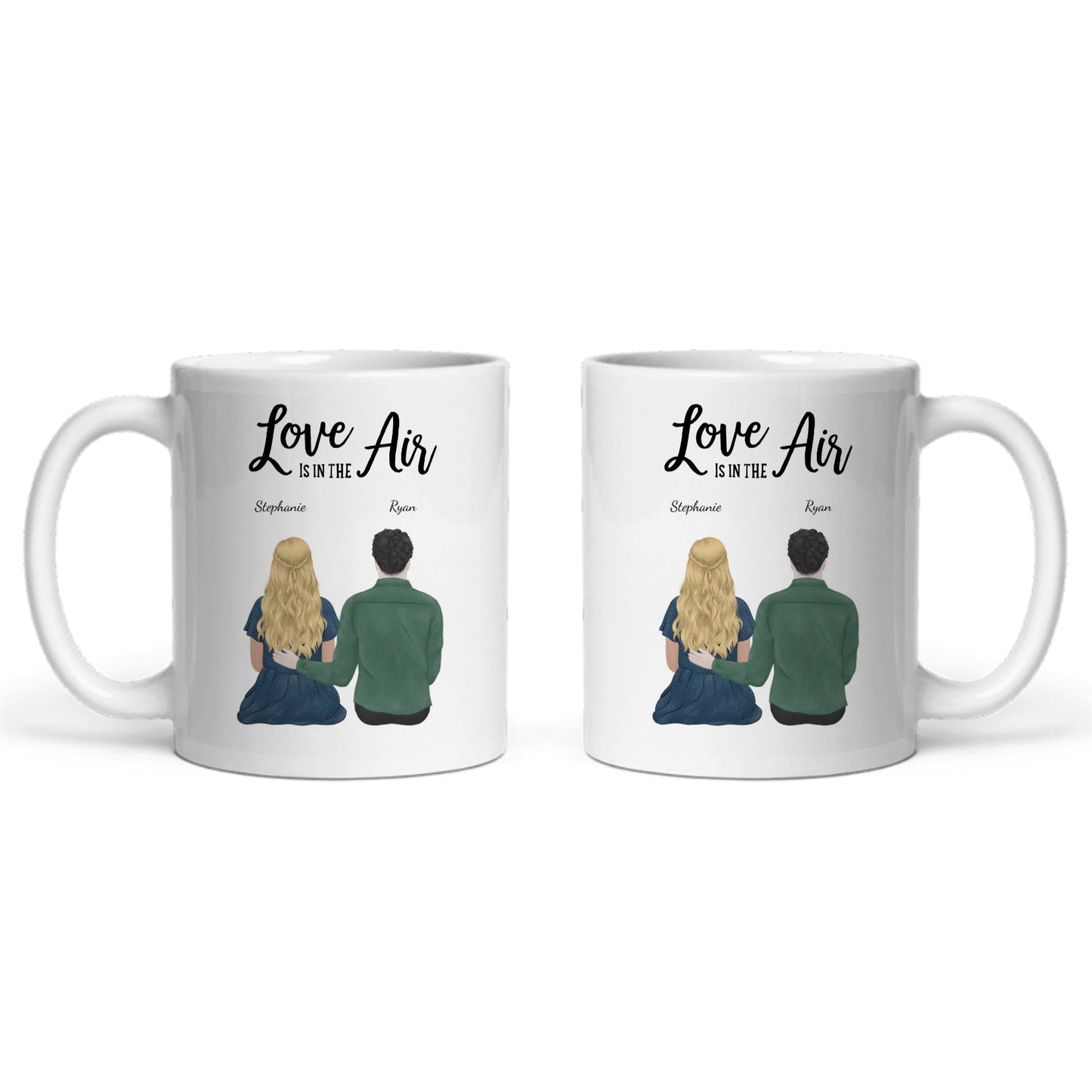 Liebe liegt in der Luft Keramiktasse