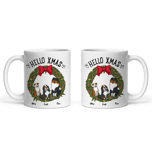 Hallo Xmas Weihnacht Keramiktasse