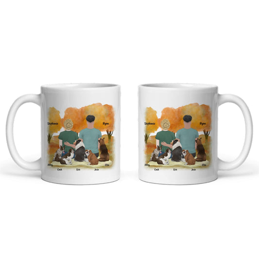 Du, ich und die Hunde Keramiktasse