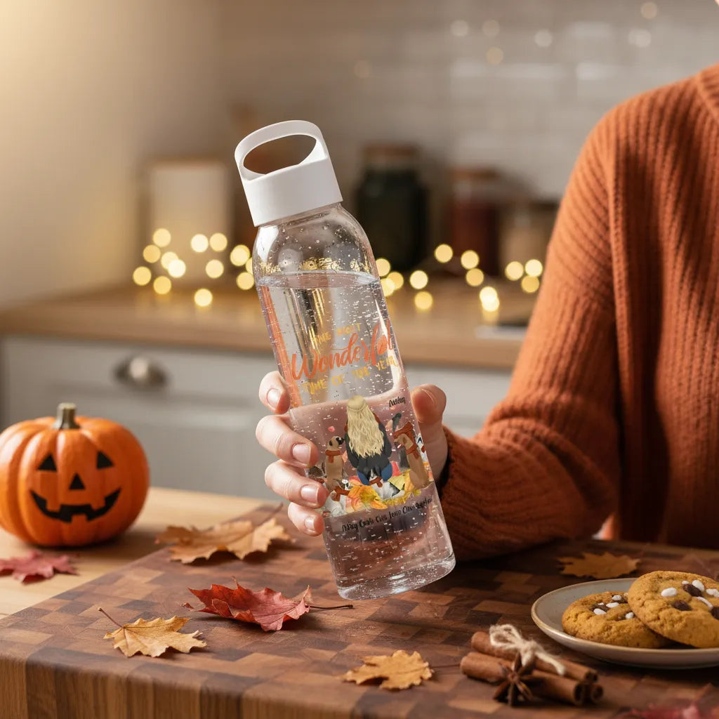 Die schönste Zeit des Jahres Wasserflasche 650ml