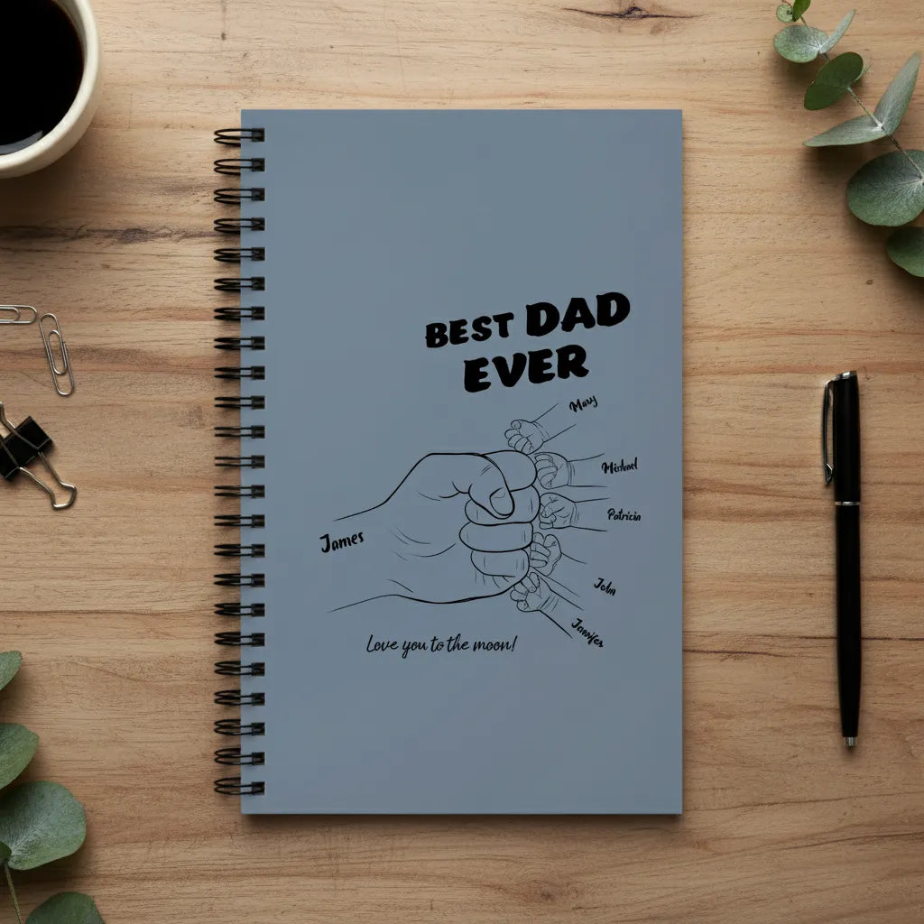 Bester Papa aller Zeiten Spiralnotizbuch