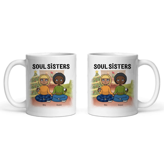 Seelenschwestern Weihnacht Keramiktasse