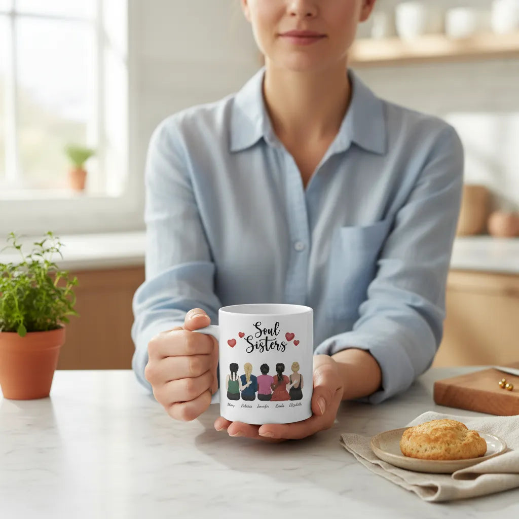 Seelenschwestern Keramiktasse