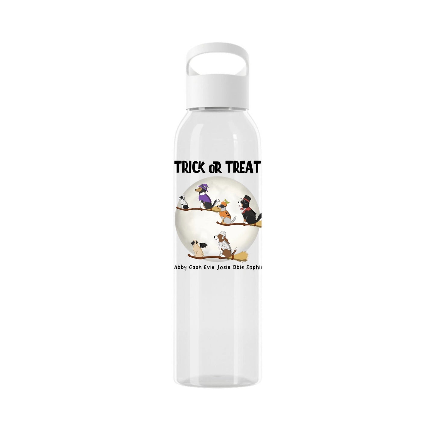 Süßes oder Saures Hunde Halloween Wasserflasche 650 ml