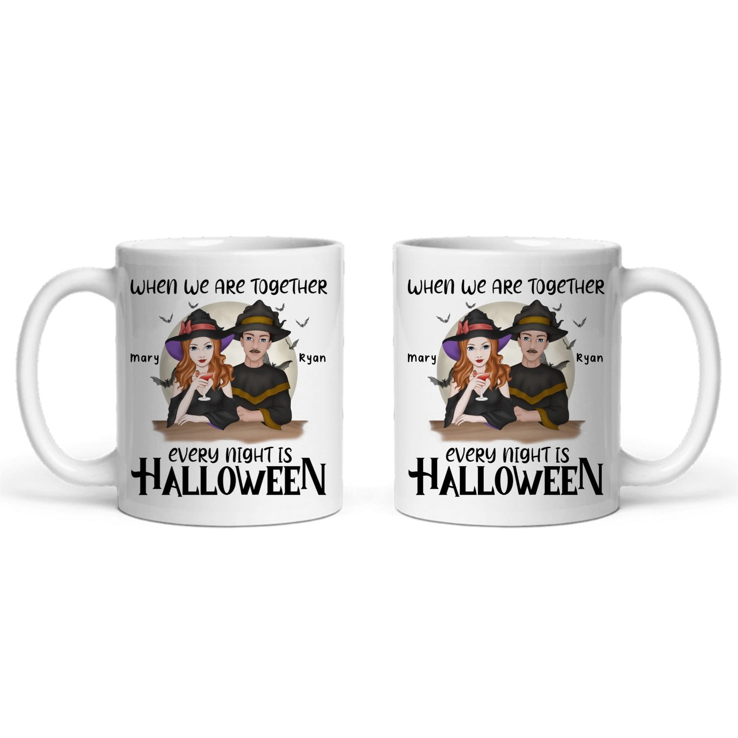 Jede Nacht ist Halloween Keramiktasse