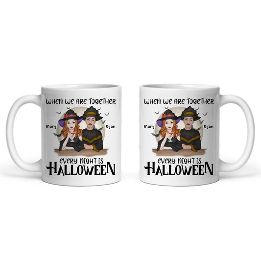 Jede Nacht ist Halloween Keramiktasse