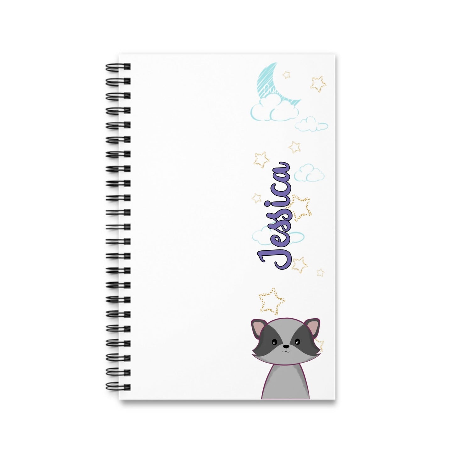 Personalisierter Name Spiralnotizbuch