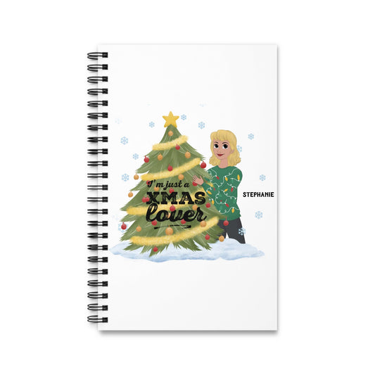 Christmas lover Spiralnotizbuch