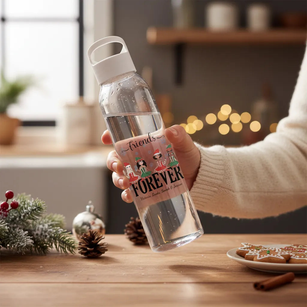 Freunde für immer Weihnacht Wasserflasche 650 ml