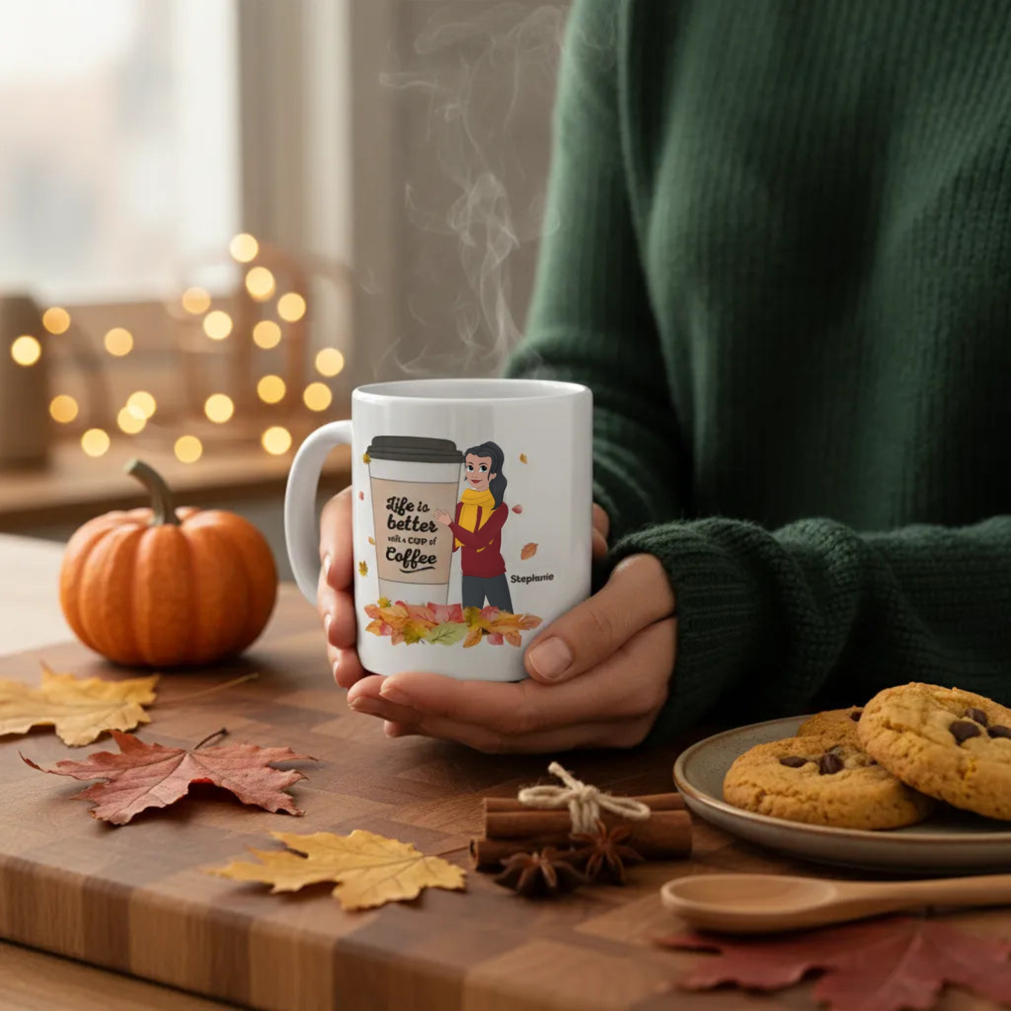 Das Leben ist besser mit einem Getränk Keramiktasse