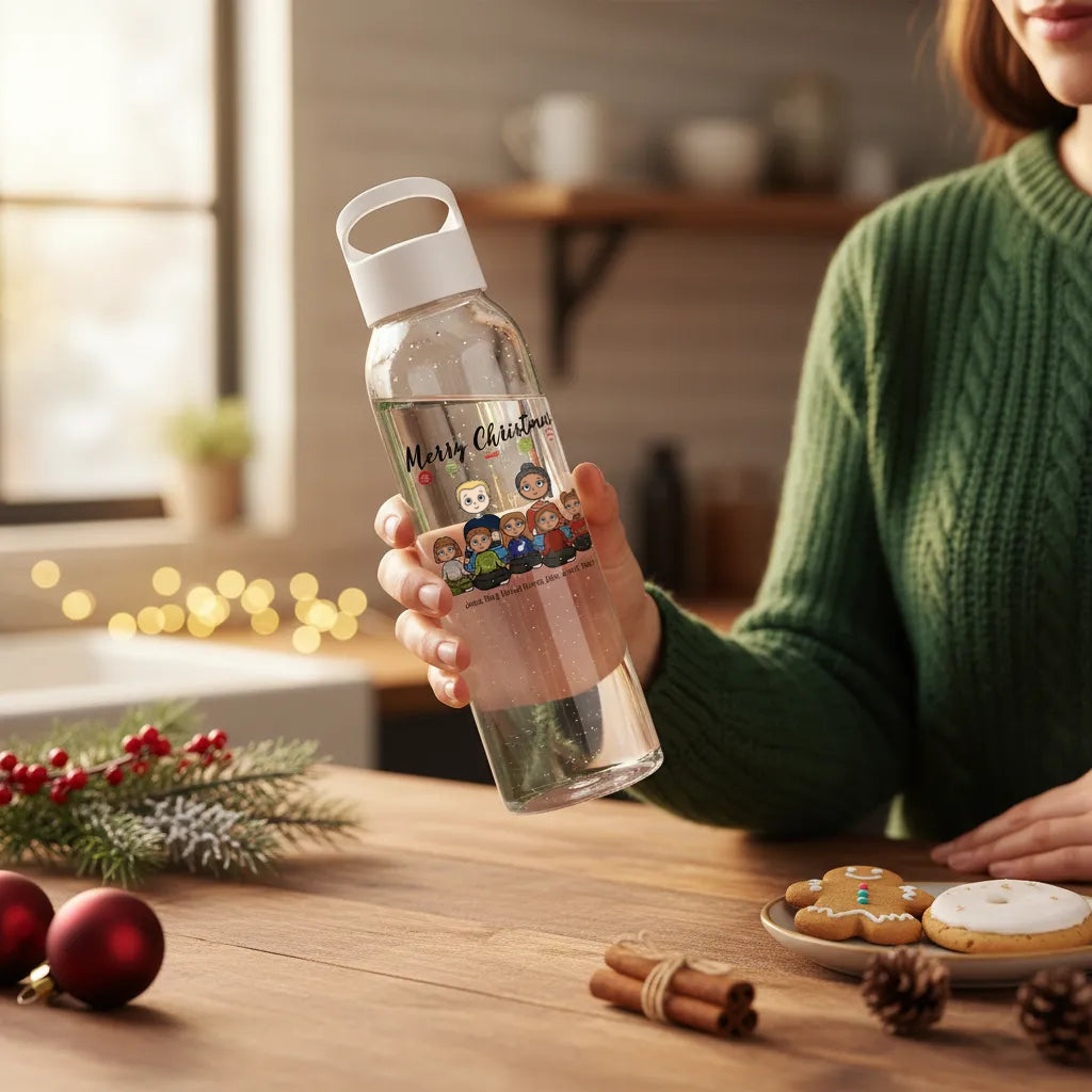 Frohe Weihnachten Wasserflasche 650ml