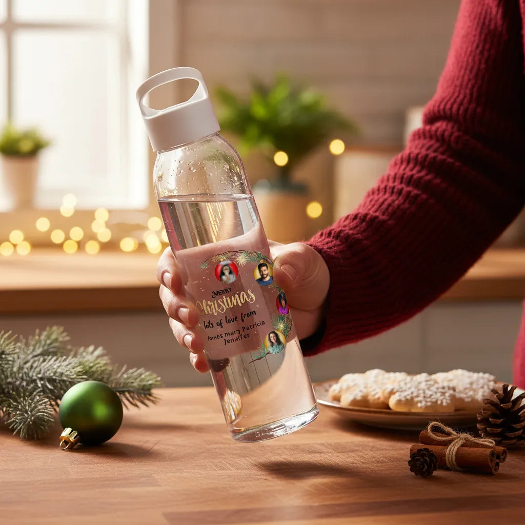 Frohe Weihnachten Wasserflasche 650ml