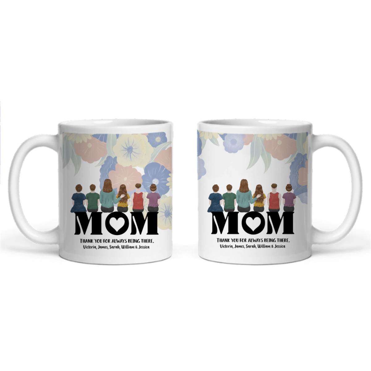 Mama, danke dass du da bist Keramiktasse
