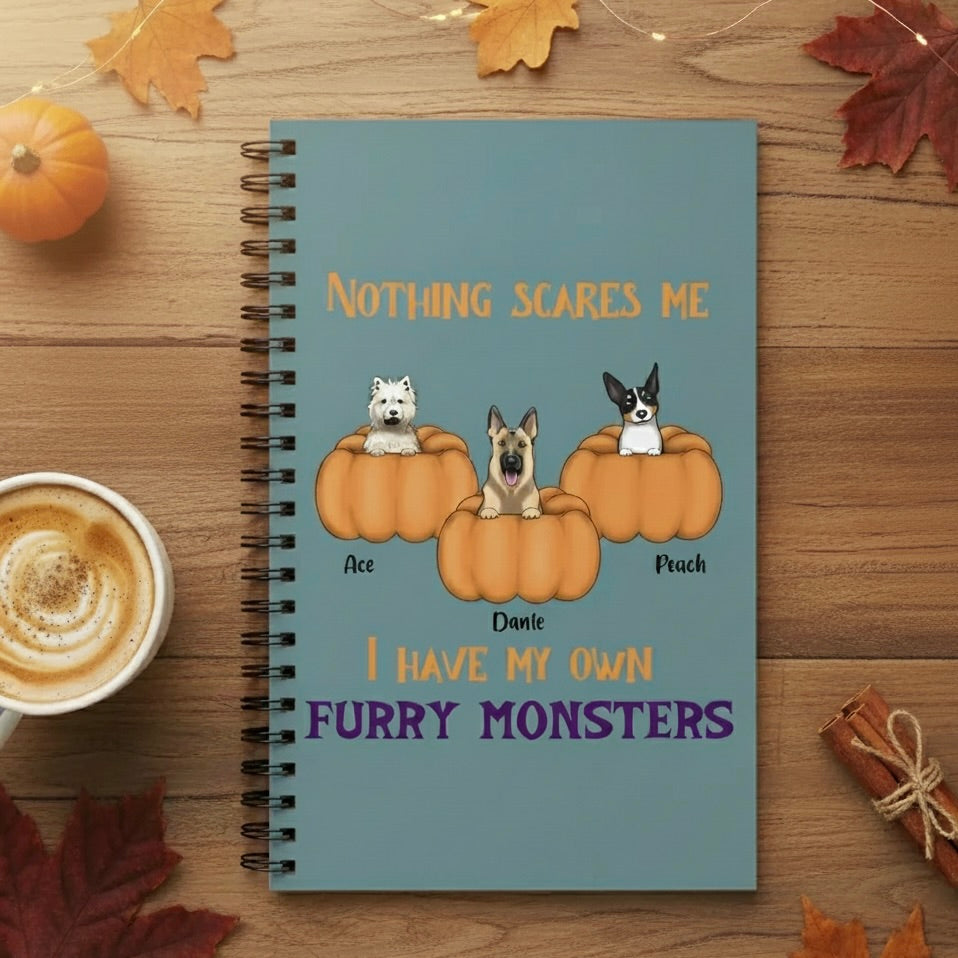 Nichts macht mir Angst Halloween Spiralnotizbuch