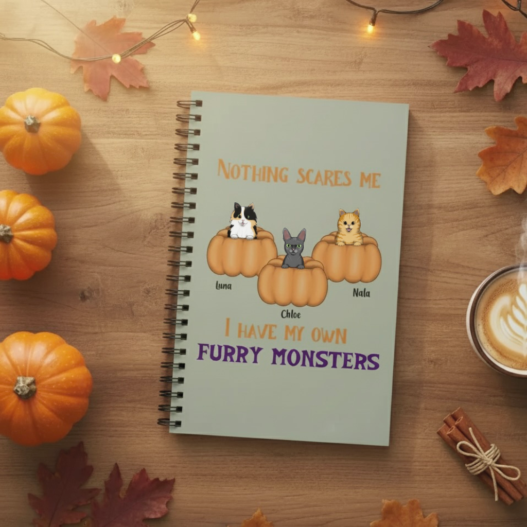 Nichts macht mir Angst Halloween Spiralnotizbuch