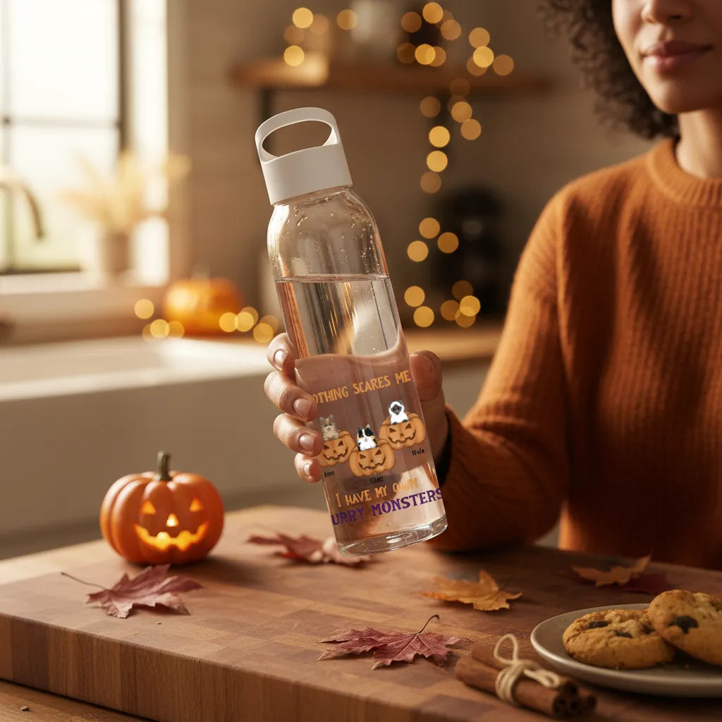 Nichts macht mir Angst Halloween Wasserflasche 650 ml