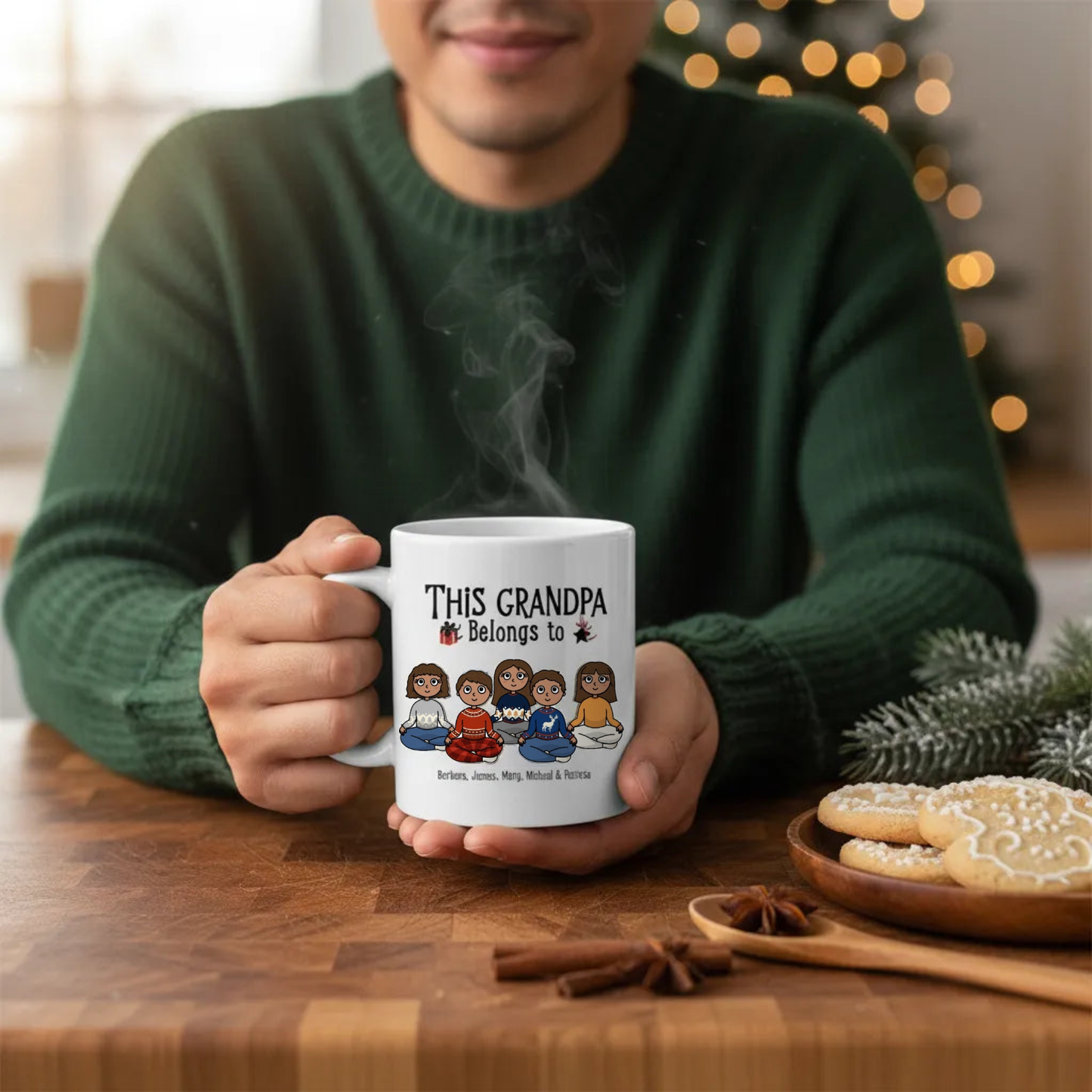 Diese Großeltern gehören zu Weihnacht Keramiktasse