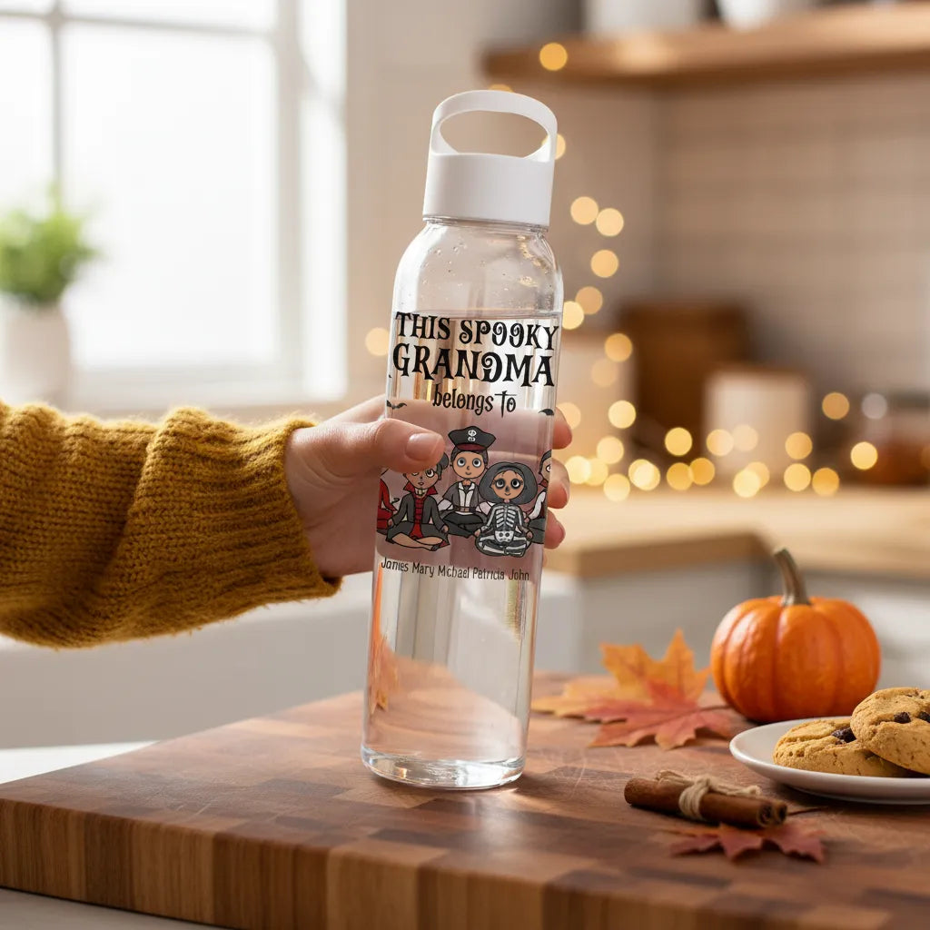Diese gruselige Oma gehört zu Halloween Wasserflasche 650ml
