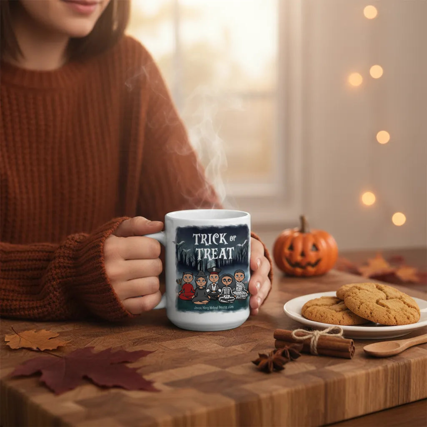 Süßes oder Saures Halloween Keramiktasse