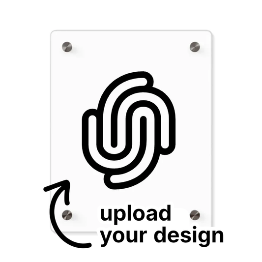Vektor Upload Vertikales Acryl Wandkunst Panel